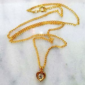 ❤ 4 for $25 ❤ #X10 Gold Heart Childrens Necklace